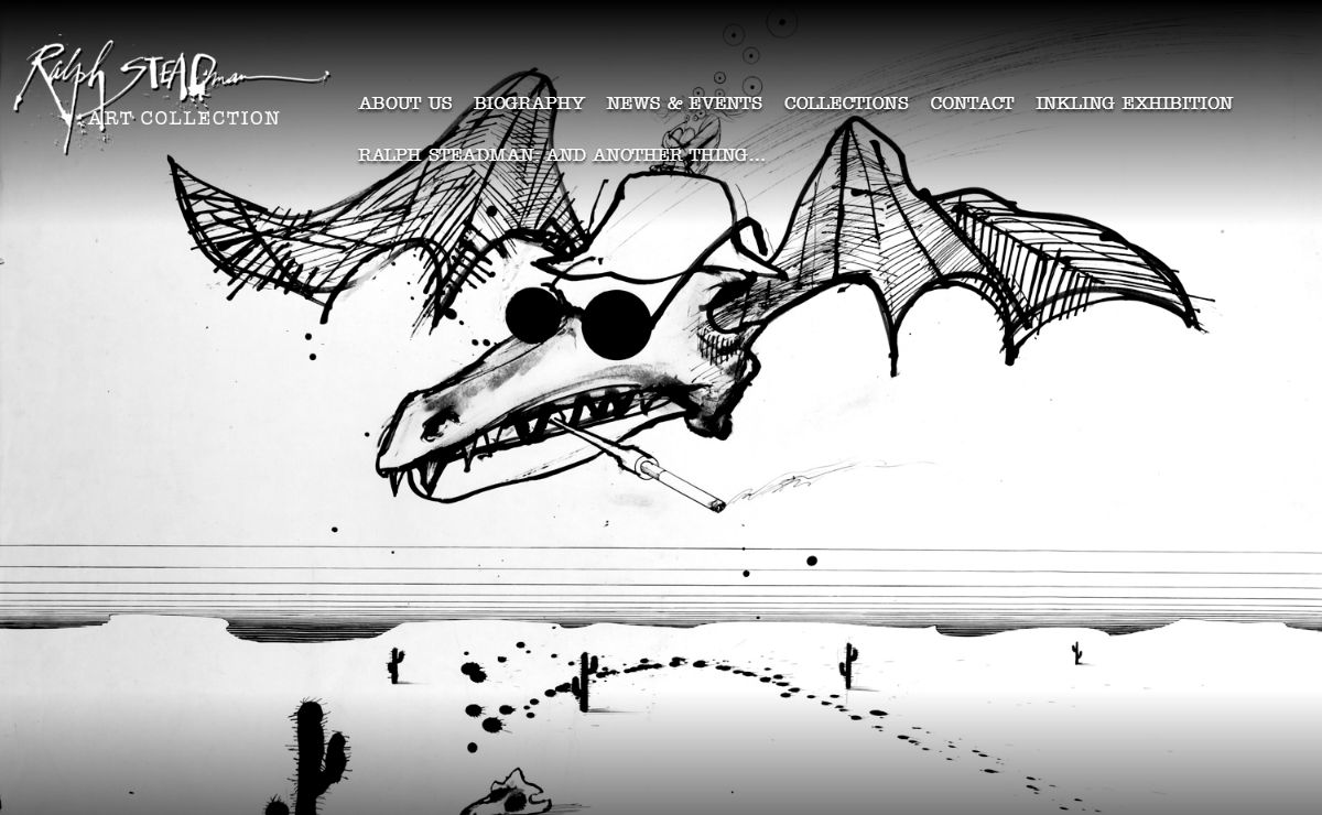 Ralph Steadman Art Collection – Peruse the work and world of Gonzo Artist, Ralph Steadman
