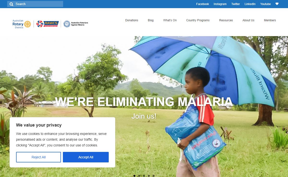 Australian Rotarians Against Malaria – Let's eliminate malaria!