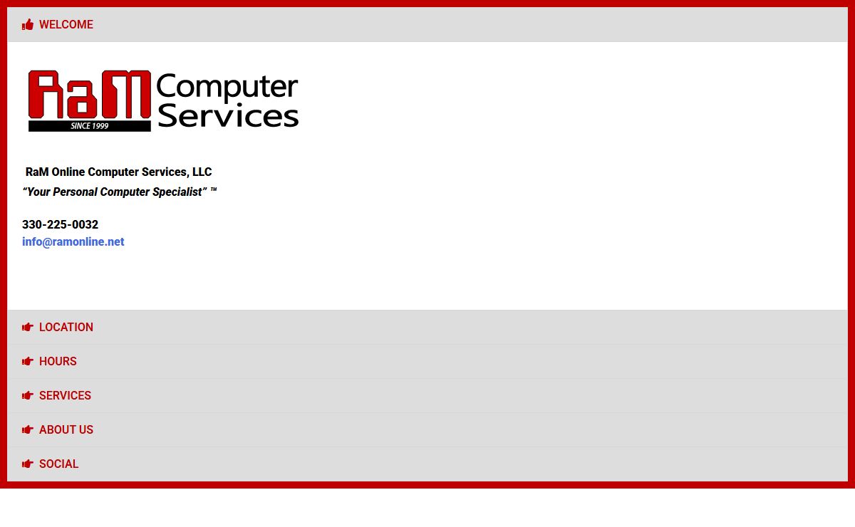 Home - RaM Computer Services LLC