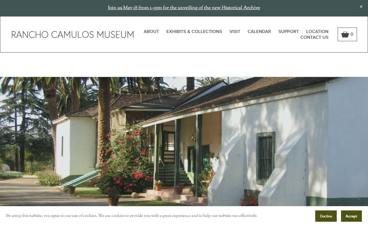 RANCHO CAMULOS MUSEUM