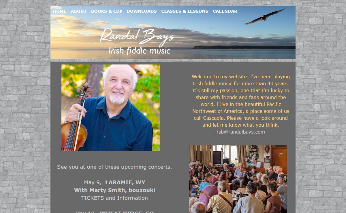 Randal Bays - Irish Fiddle