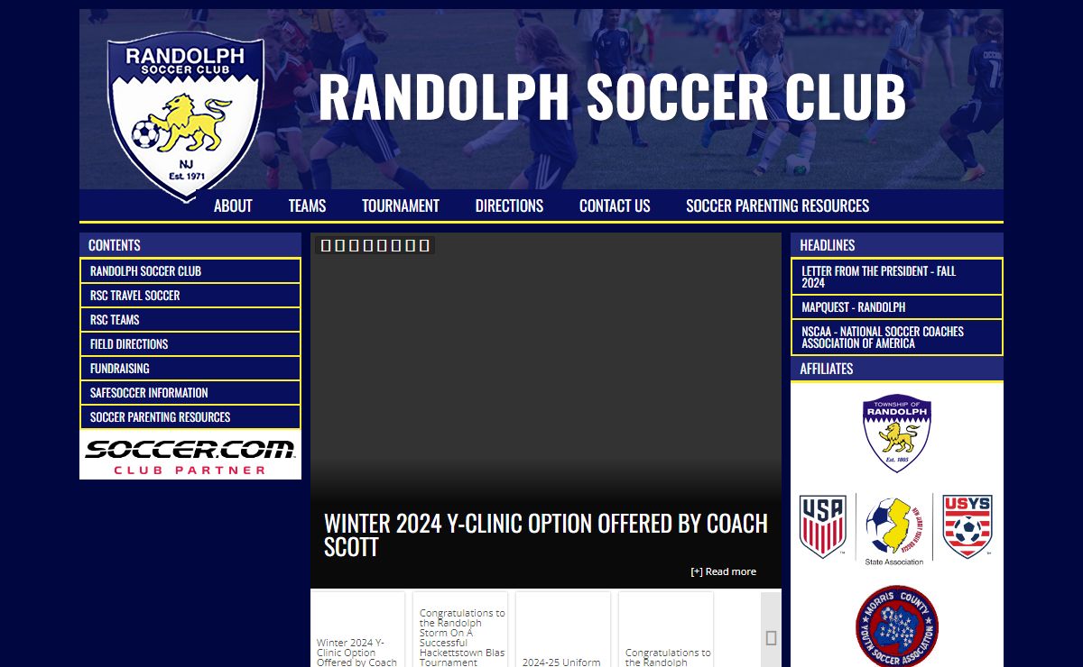 Randolph Soccer Club | Home