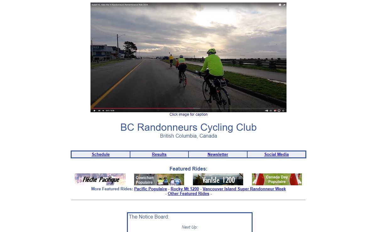BC Randonneurs Cycling Club