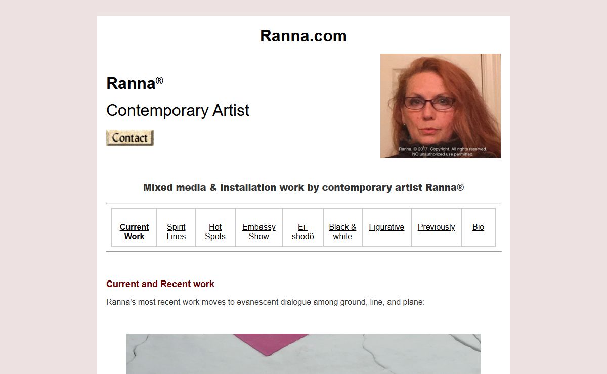 Ranna® - New and recent art projects. 2025. USA & Australia.