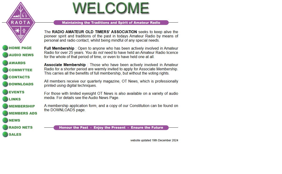 RAOTA Home Page