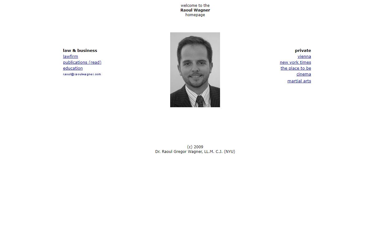 Raoul Wagner - Business Law Vienna Austria