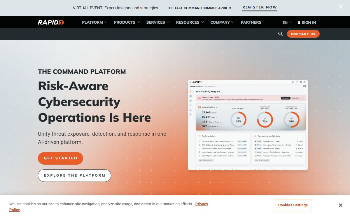Rapid7 Cybersecurity - Command Your Attack Surface