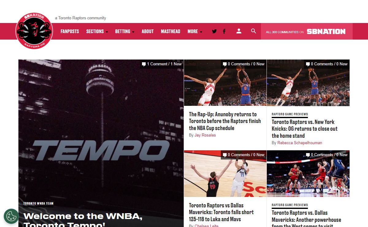 Raptors HQ, a Toronto Raptors community