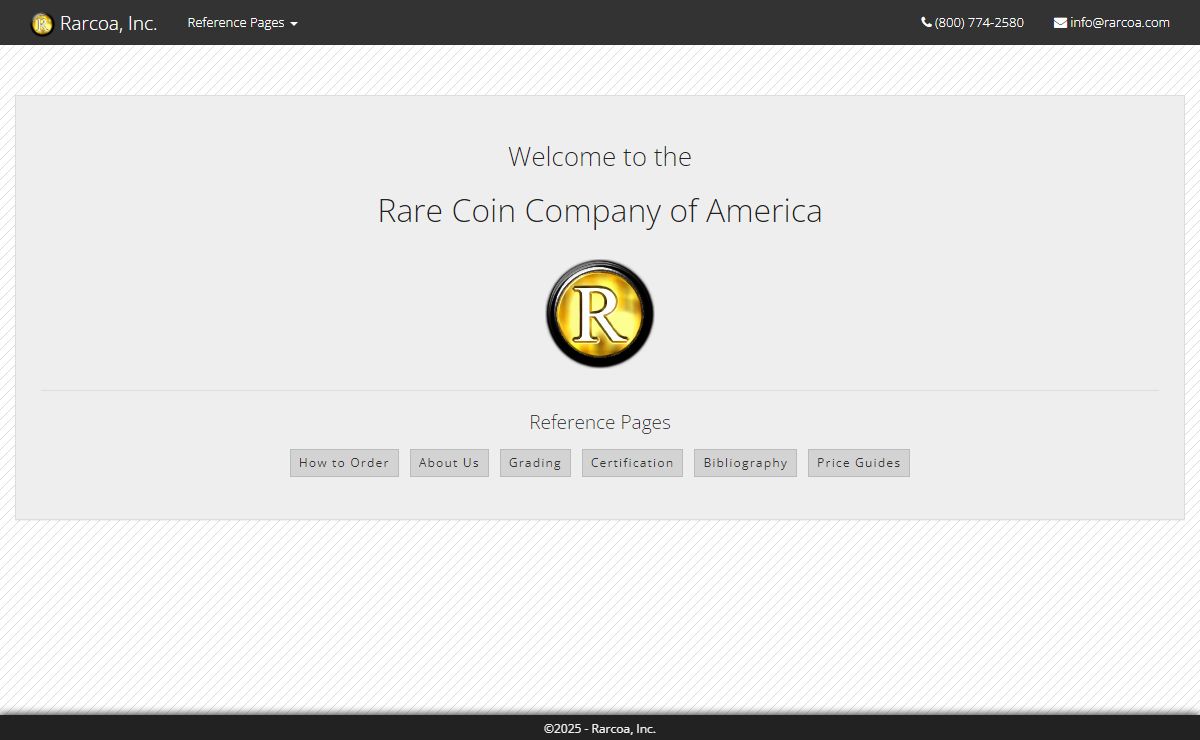 Rarcoa | Home | Rare Coin Company of America