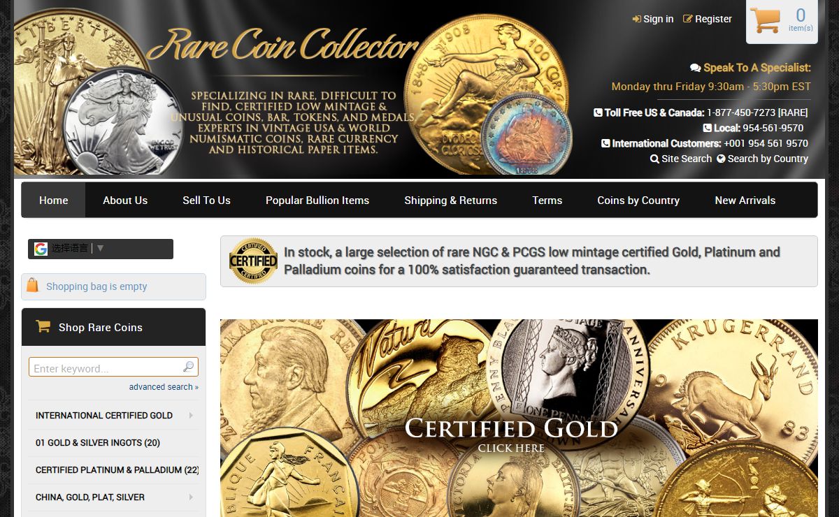 Fort Lauderdale Rare Coin Collector