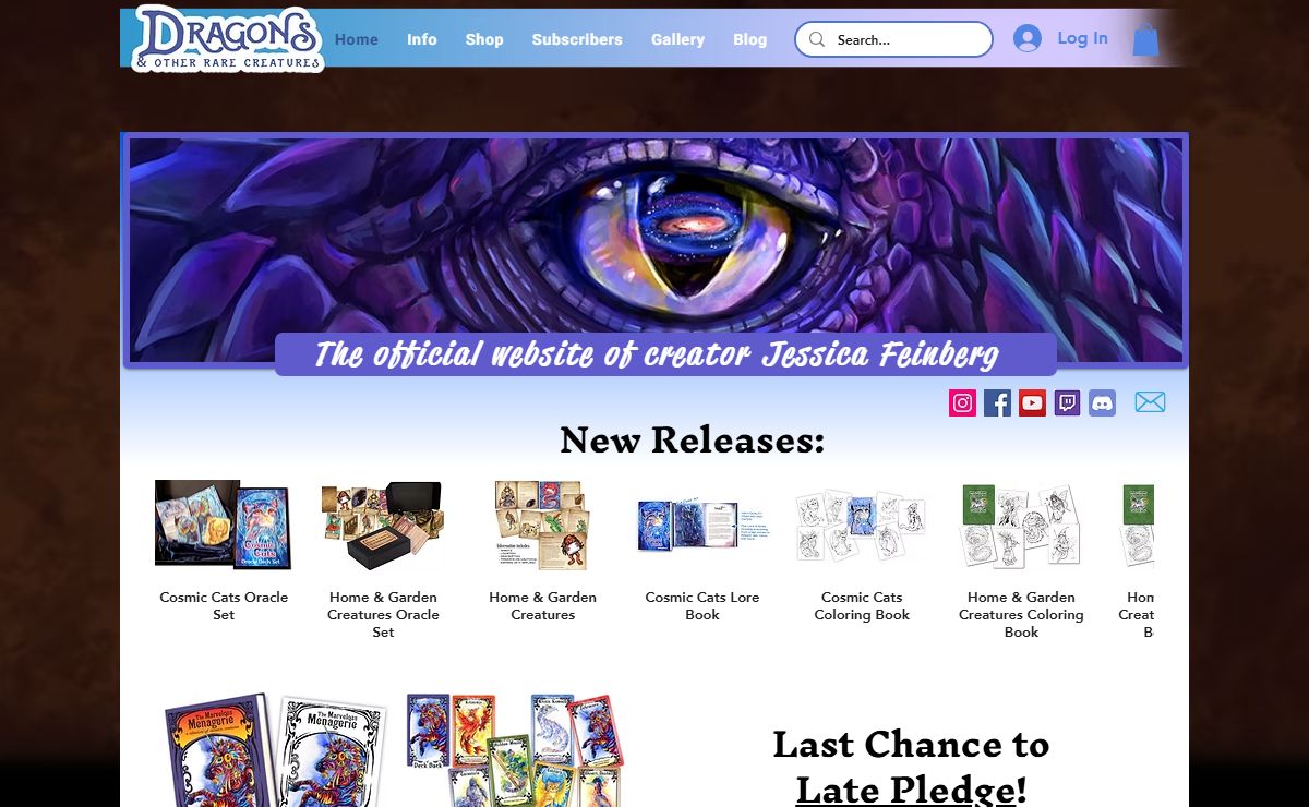 Dragons & Other Rare Creatures | books, art, and decks.