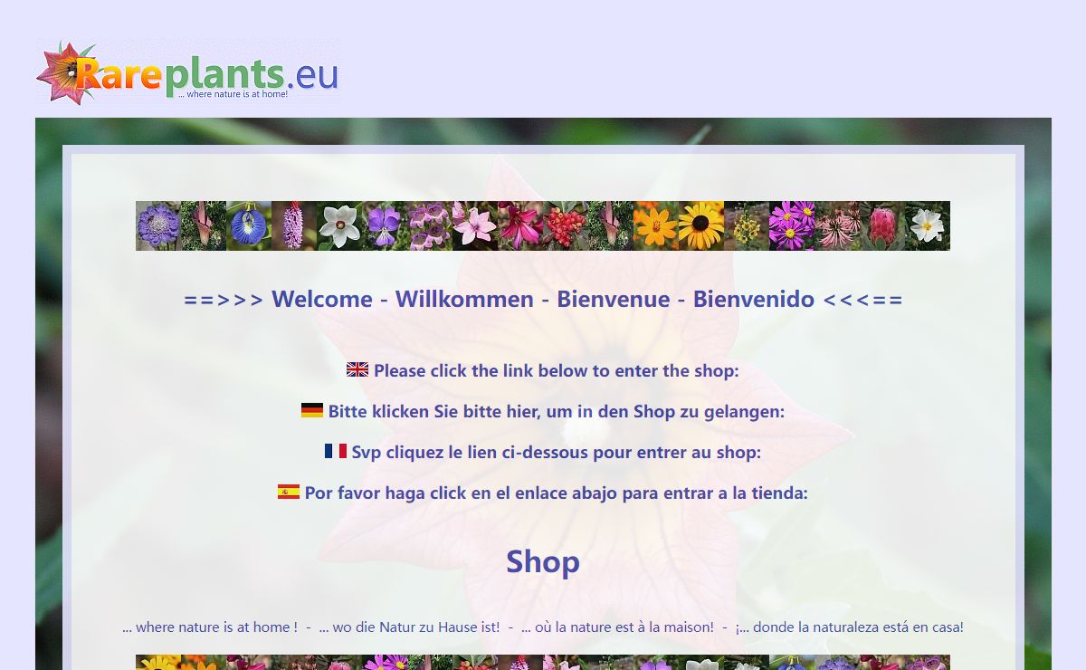 Rareplants.eu - Rare Flower and Plant Seeds