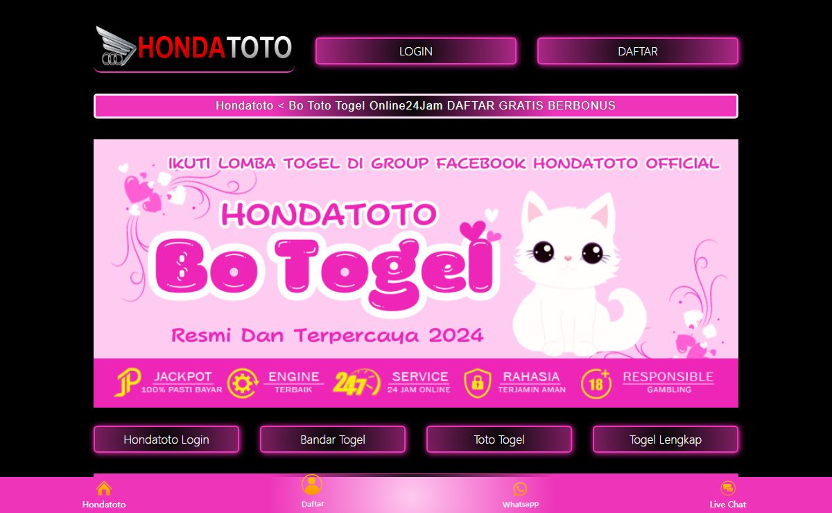 Hondatoto < Bo Toto Togel Online24Jam DAFTAR GRATIS BERBONUS