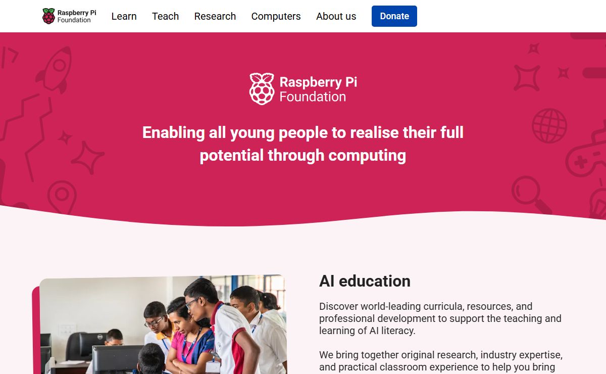 Teach, learn, and make with the Raspberry Pi Foundation