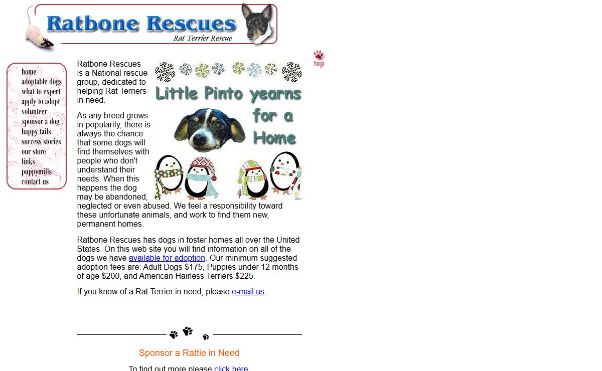 Rat Terrier Rescue - Ratbone Rescues - Rat Terrier Rescue of North America