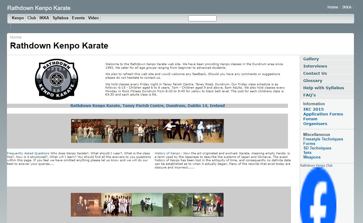 Rathdown Kenpo Karate - IKKA Ireland