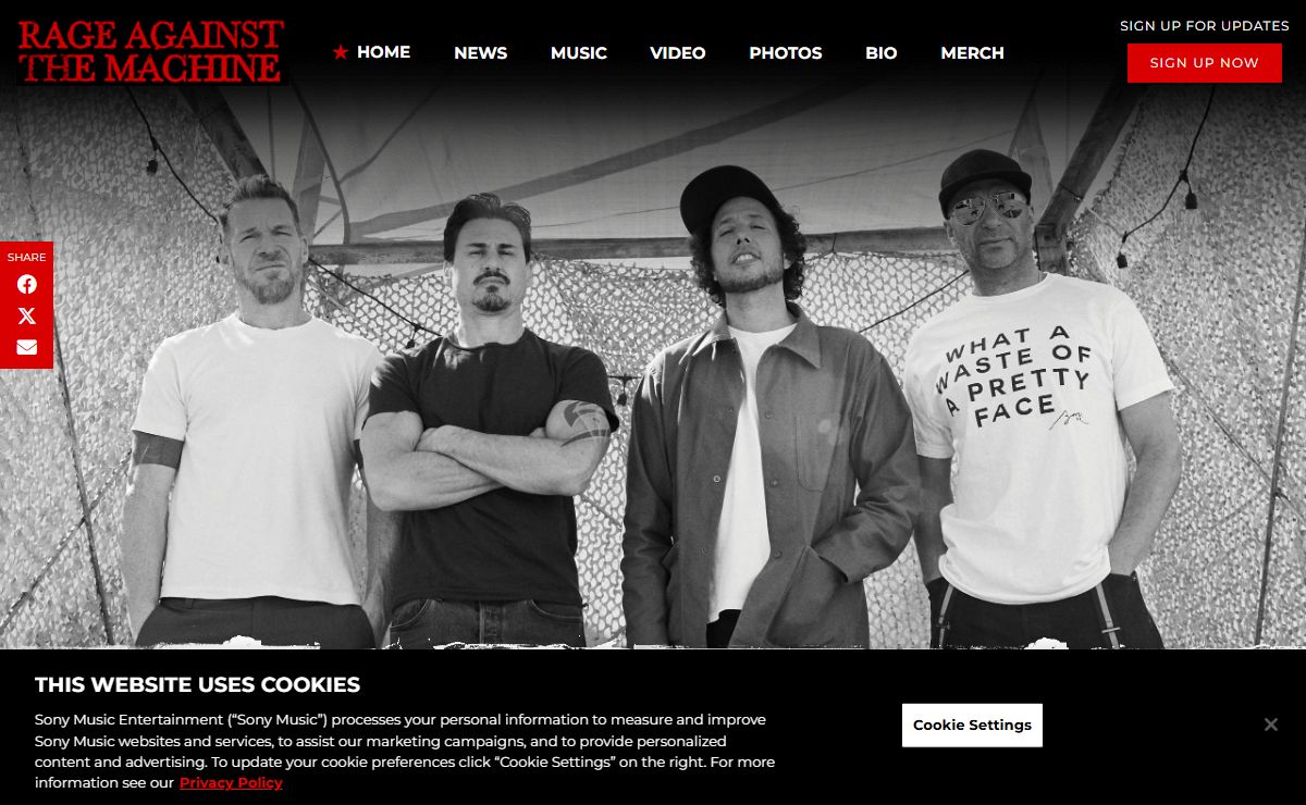 Home - Rage Against The Machine Official Site