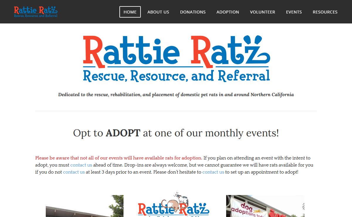 RATTIE RATZ RESCUE - Home