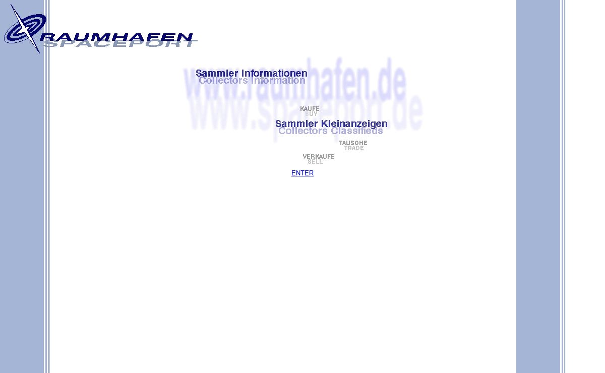 Willkommen im Raumhafen - Welcome to the Spaceport