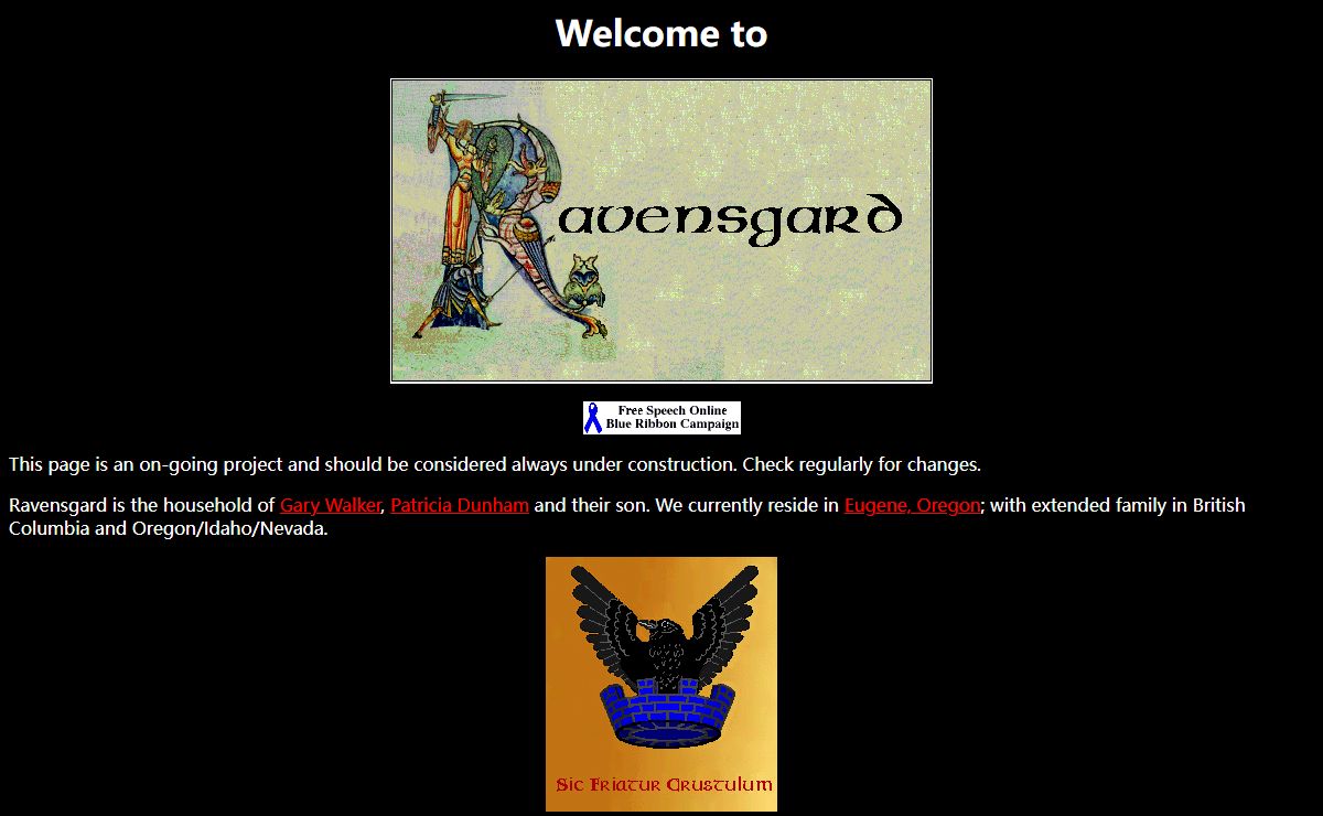 Ravensgard Homepage