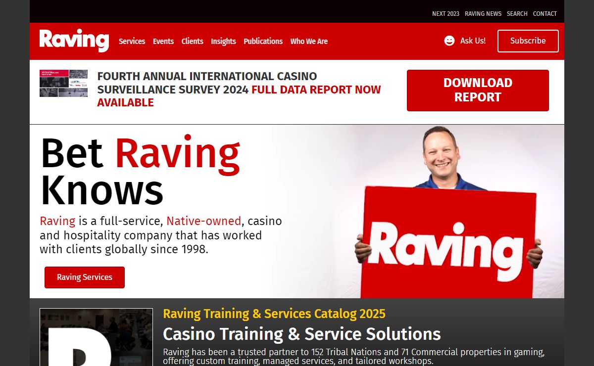 Raving Consulting Company - Full-service casino and hospitality resource - Raving