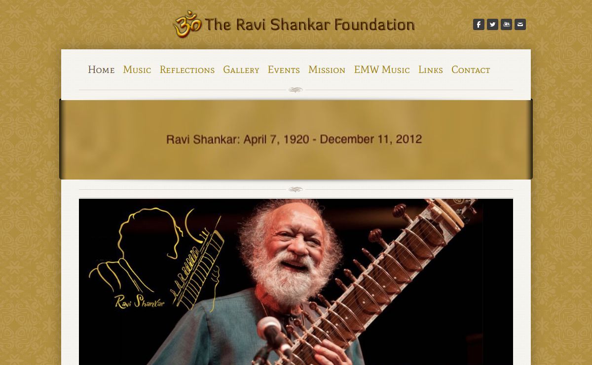 Ravi Shankar - Ravi Shankar Foundation