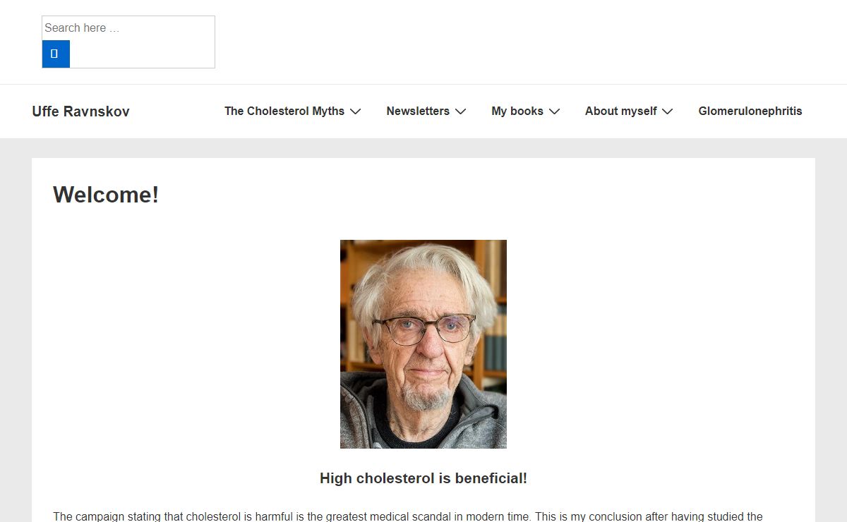 Uffe Ravnskov – The Cholesterol Myths by UffeRavnskov, MD, PhD