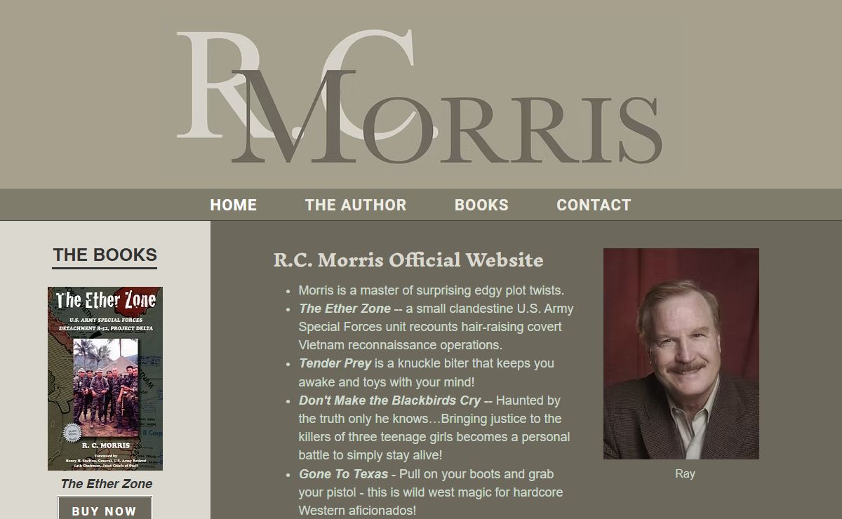 WELCOME TO THE OFFICIAL R.C. MORRIS WEBSITE