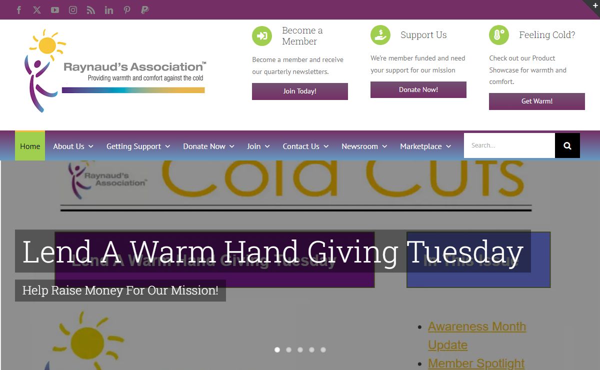 Raynauds Home Page - Raynaud's Association