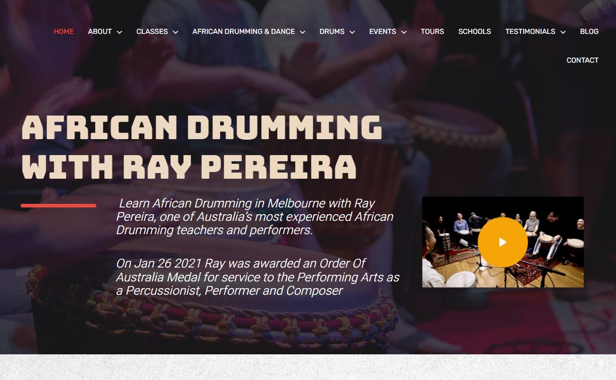 Learn African drumming - Djembe,Dundun, Conga | Ray Pereira