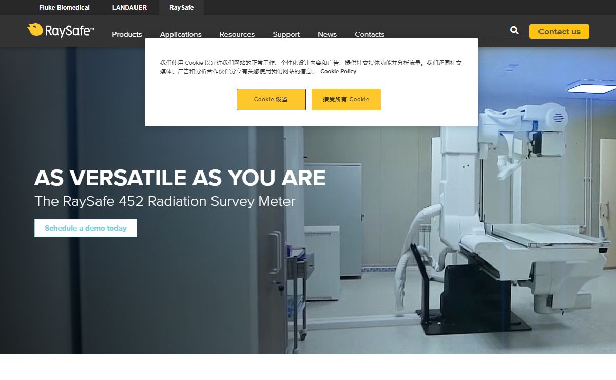 RaySafe - Leader in X-Ray Radiation Dosimetry Management