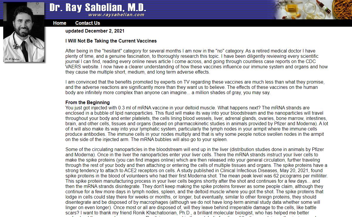 Ray Sahelian, M.D.