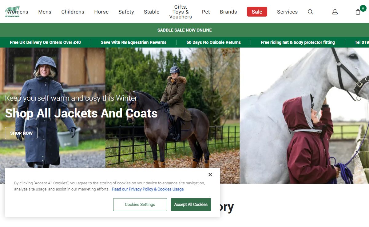 RB Equestrian | Shop Equestrian Supplies, Horse Riding Clothing & Tack