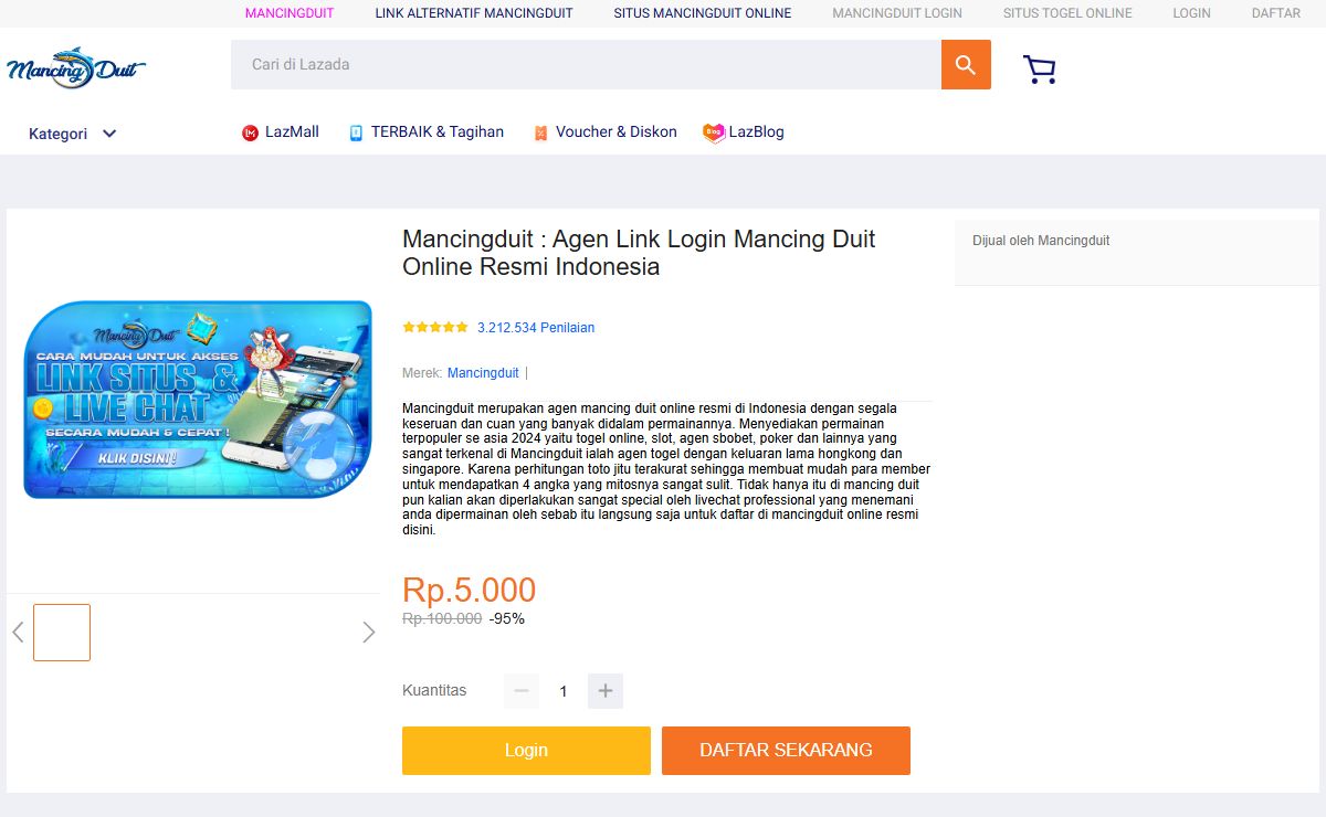Mancingduit : Agen Link Login Mancing Duit Online Resmi Indonesia