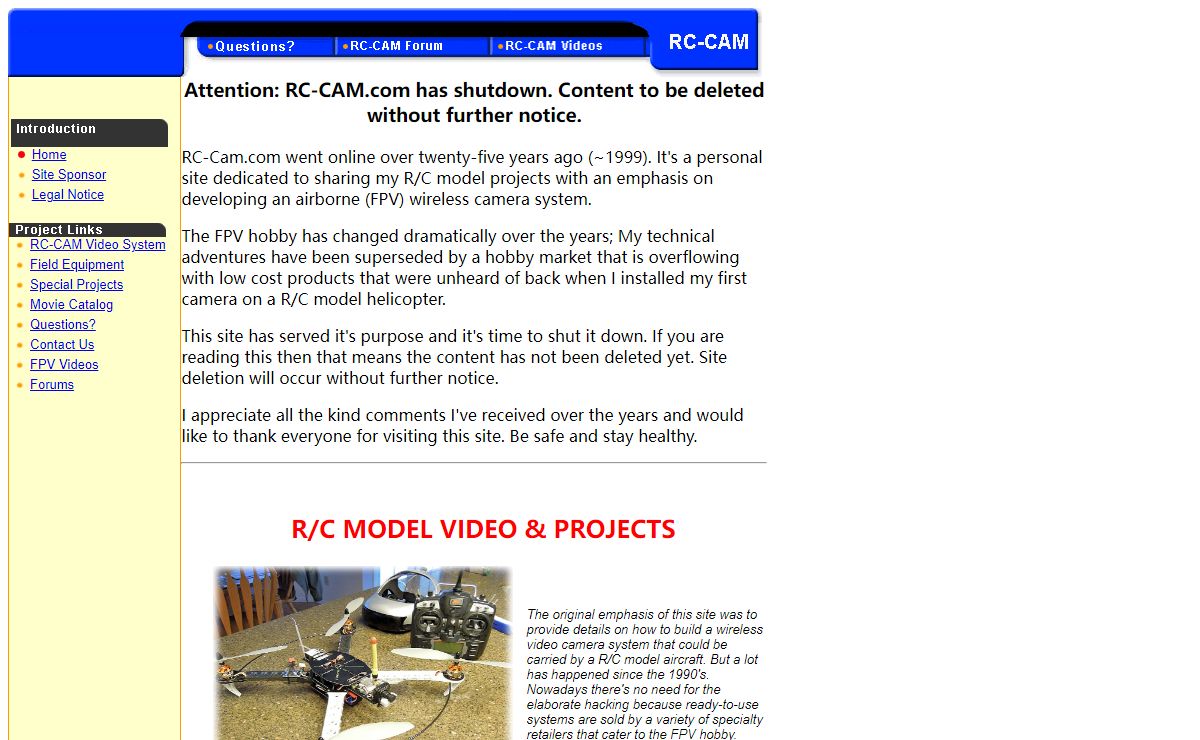 RC-CAM: R/C Model Video Projects and More!