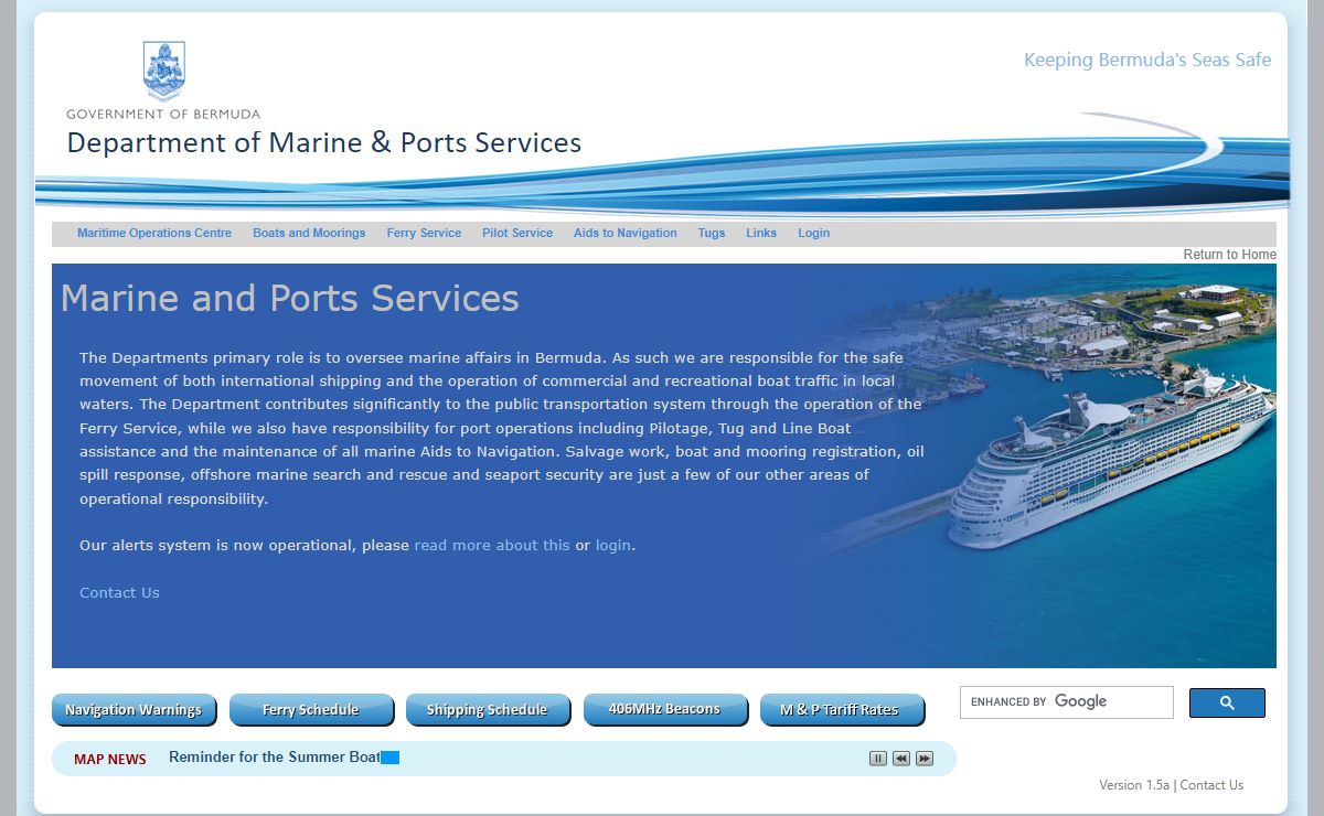 Department of Marine and Ports Services