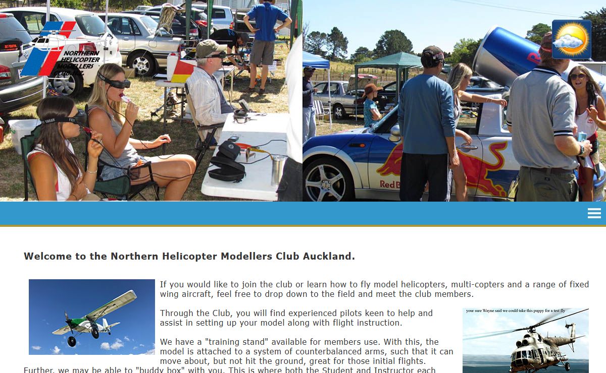 Northern Helicopter Modellers Club Auckland.
