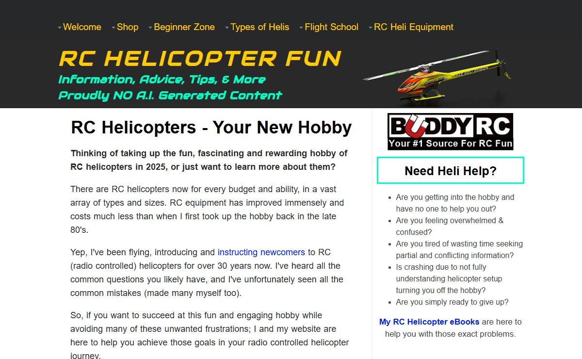 RC Helicopters - Everything you need to know to get started.