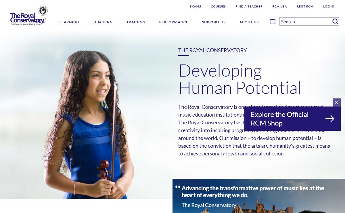 Home | The Royal Conservatory of Music