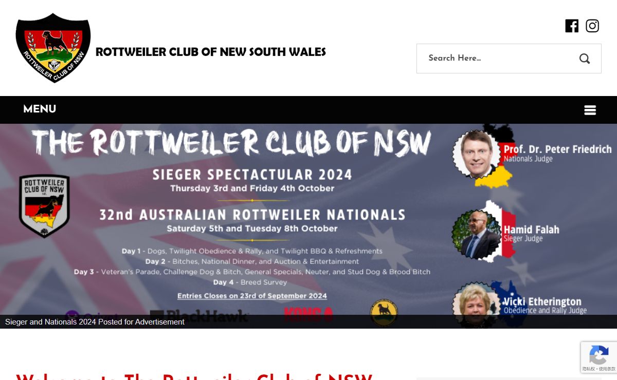 The Home of the NSW Rottweiler club - The Rottweiler Club of NSW
