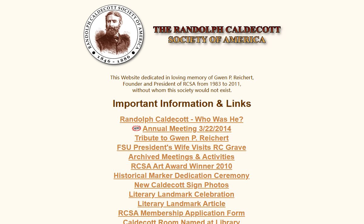 Randolph Caldecott Society of America