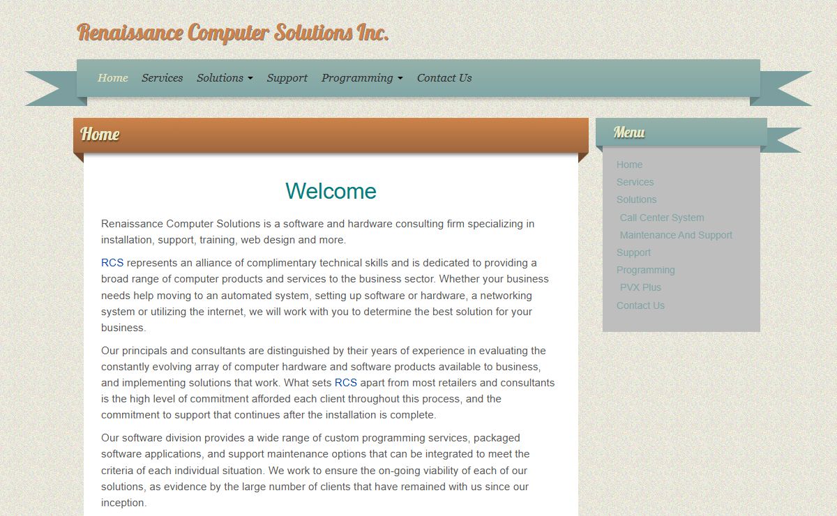 Renaissance Computer Solutions Inc.