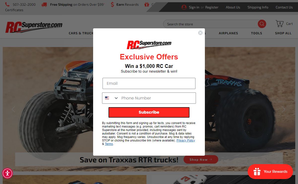 RC Cars | RC Trucks | RC Boats | RC Planes | RC Superstore