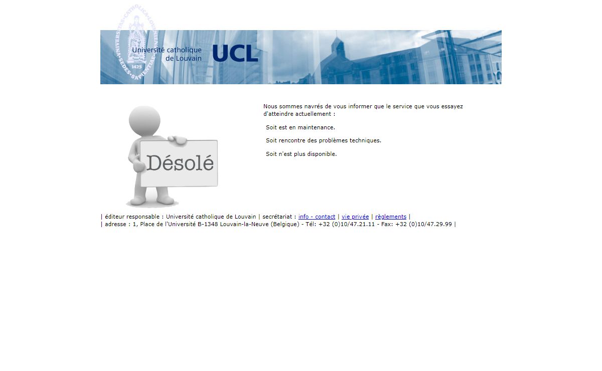 Désolé...