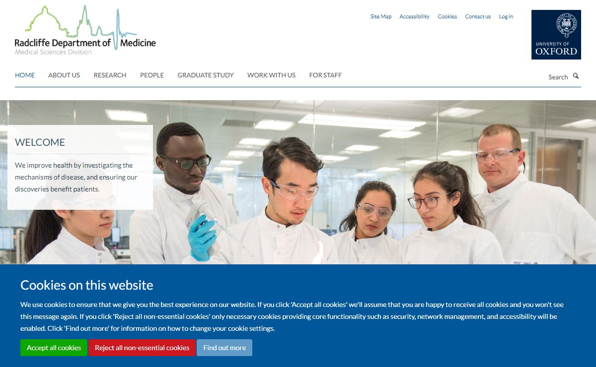 Homepage — Radcliffe Department of Medicine