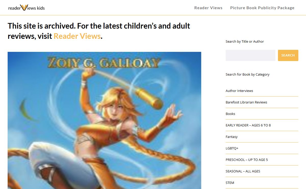Book Reviews - Reader Views Kids