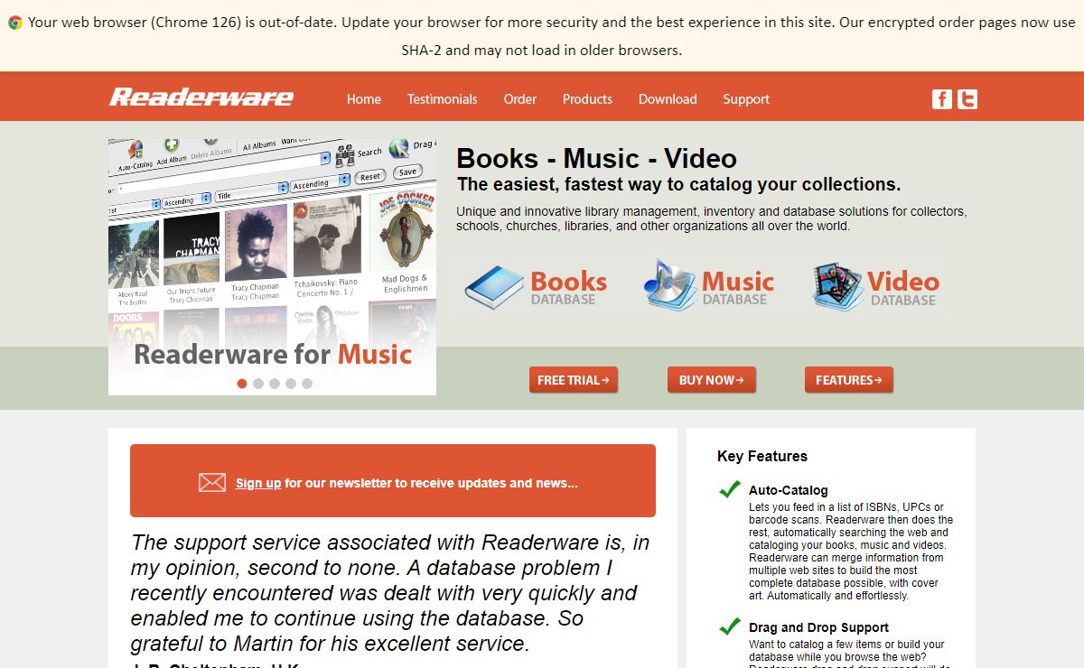Readerware - Music, Video & Book Database Software