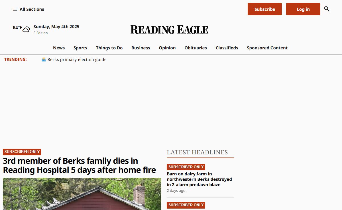 Reading Eagle – Reading, PA News, Sports, Weather, Things to Do