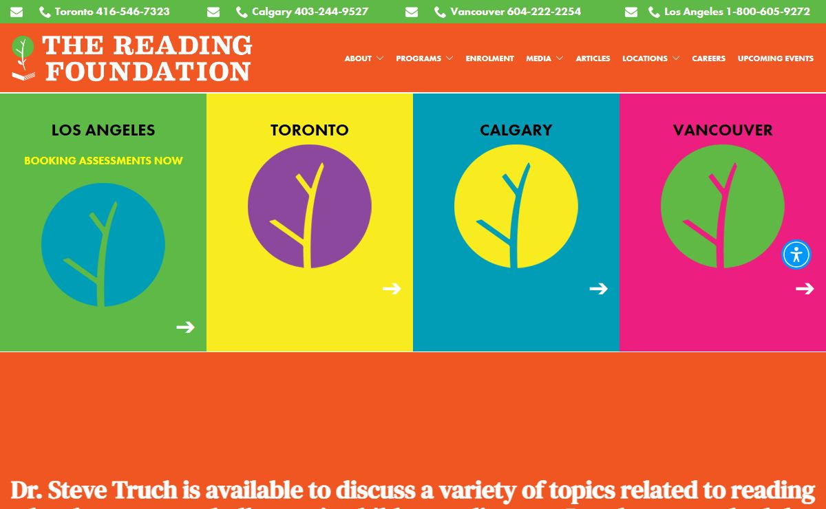 The Reading Foundation Specialized Enrichment Programs