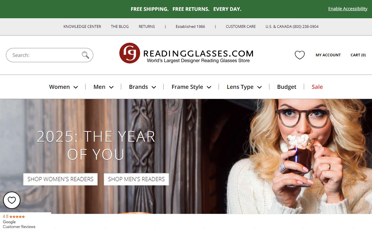 Reading Glasses - Shop The Best Selection of Stylish Readers – ReadingGlasses.com